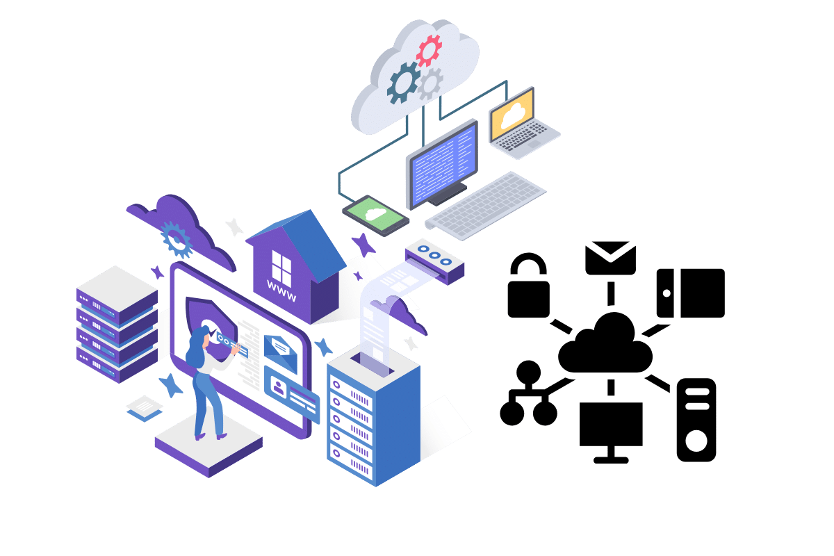 IT management services icons